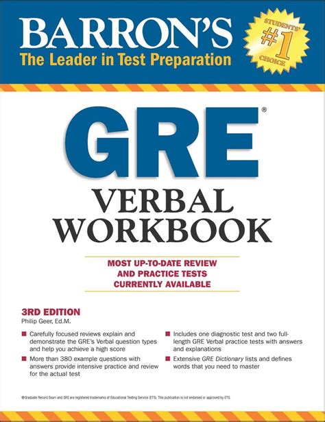 Download Princeton Review Gre Verbal Workbook 