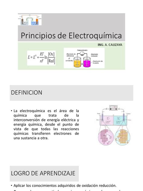 principios de electroquimica pdf