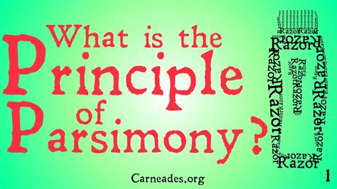 Principle Of Parsimony