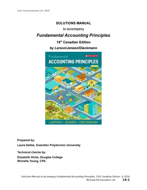 Read Online Principle Accounting Chapter14 Solution 