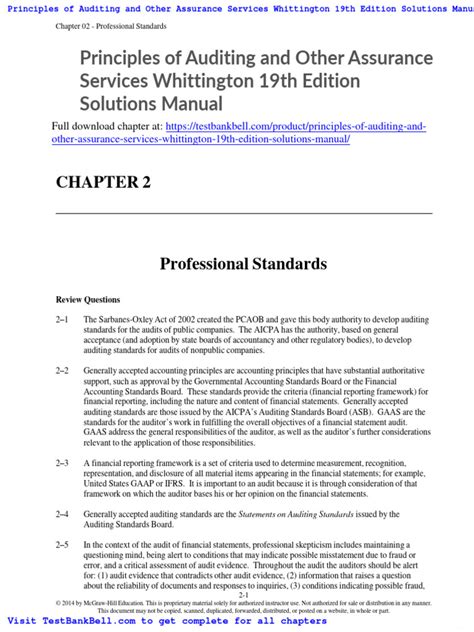 Read Principle Of Auditing Whittington 19Th Edition Pdf 