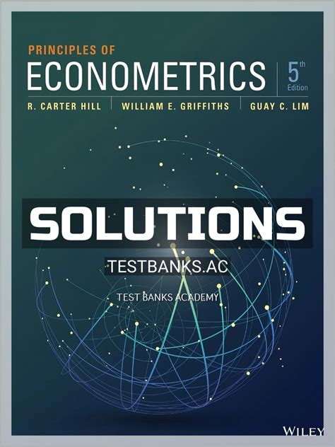Full Download Principle Of Econometrics Solution 