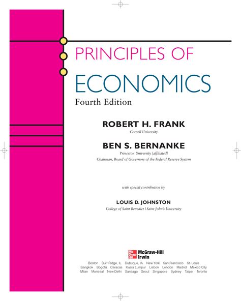Read Principle Of Economics 4Th Edition 