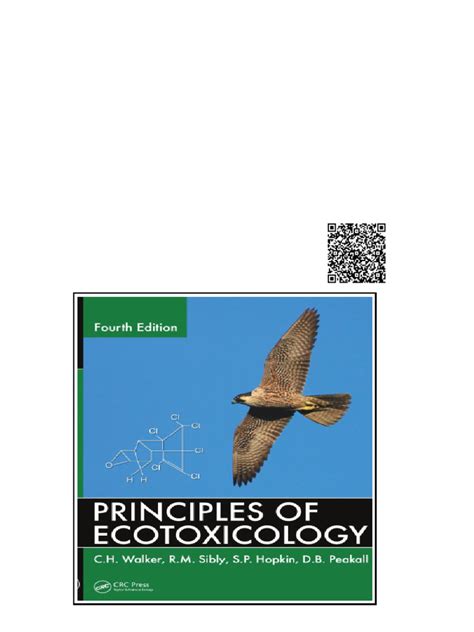Principles Ecotoxicology Fourth Edition Walker