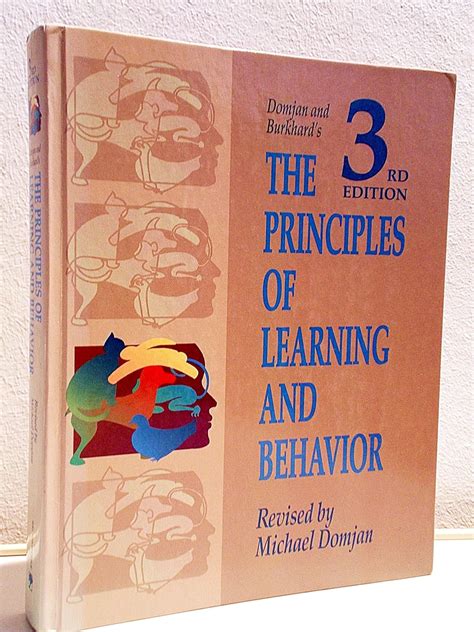 Principles Learning Behavior Michael Domjan
