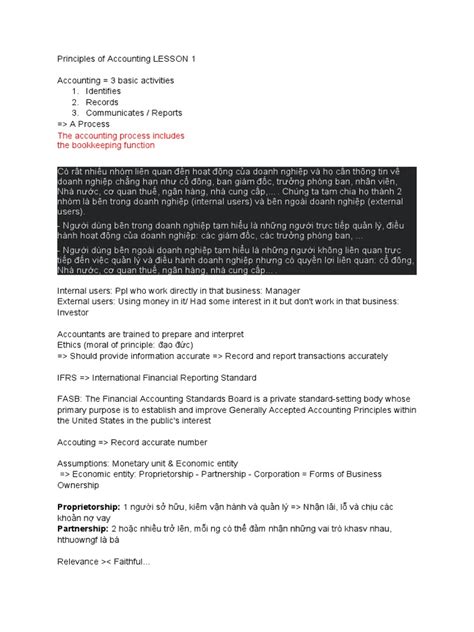 Principles Of Accouting Pearson