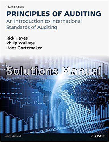 Principles Of Auditing Hayes Solutions