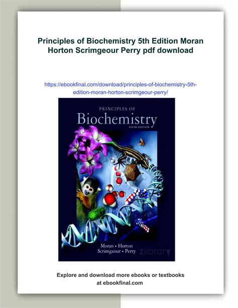 Principles Of Biochemistry 5th Edition Test Bank