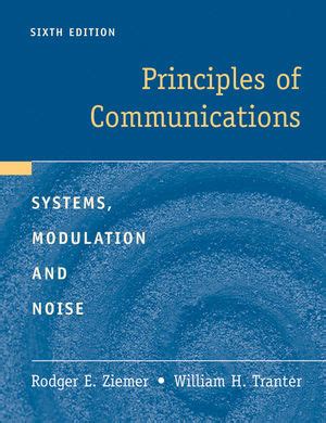 Principles Of Communications 6th Edition Ziemer