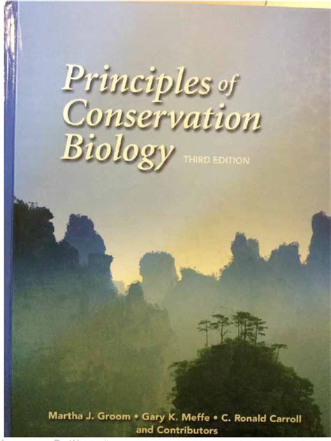 Principles Of Conservation Biology Third Edition