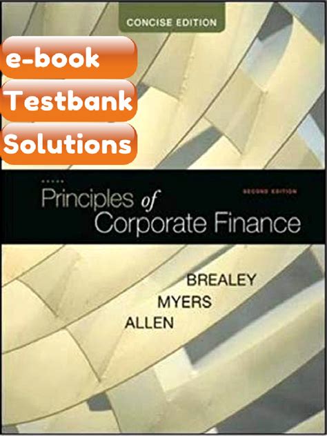 Principles Of Corporate Finance Concise Wbind In Card Mandatory Package Mcgraw Hillirwin Series In Finance Insurance And Real Estate