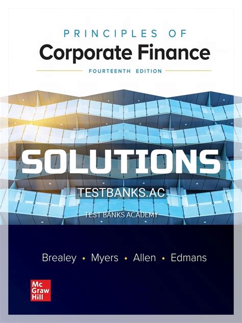 Principles Of Corporate Finance Solutions 10th