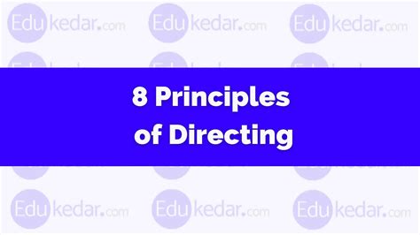 Principles Of Directing