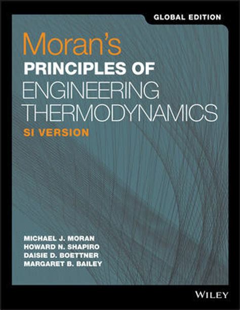 Principles Of Engineering Thermodynamics Moran Shapiro