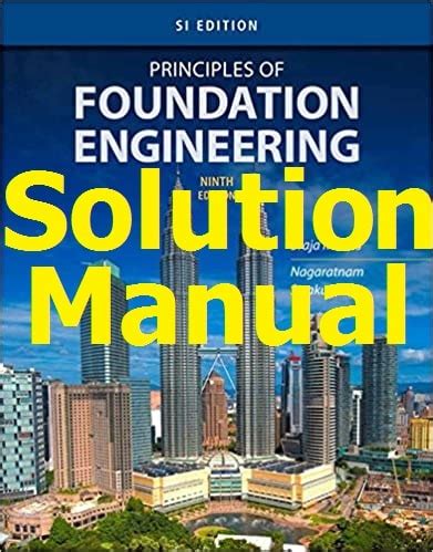 Principles Of Foundation Engineering Solution Manual