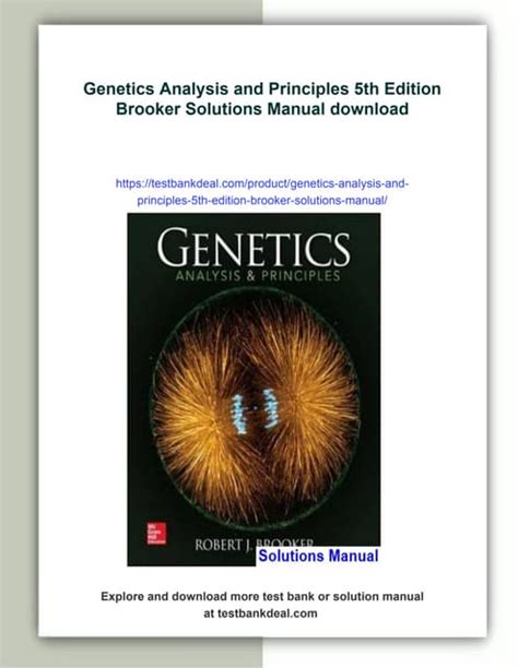Principles Of Genetics 5th Edition Test Bank