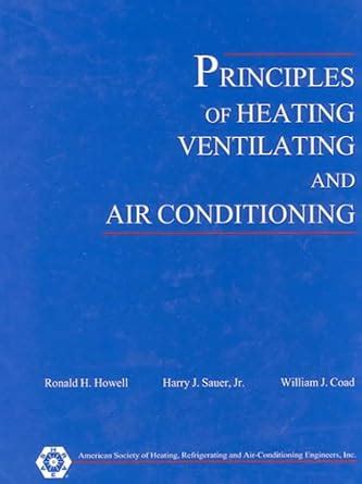 Principles Of Heating Ventilating Air Conditioning Solutions