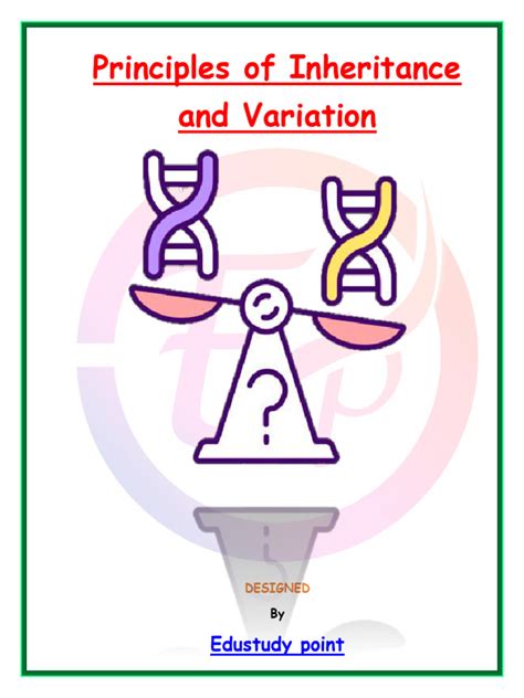 Principles Of Inheritance And Variation Class 12 Notes