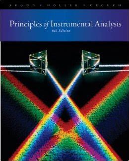 Principles Of Instrumental Analysis Sixth Edition