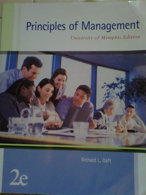 Principles Of Management By Daft Edition