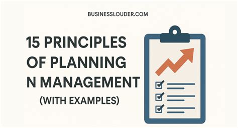 Principles Of Planning