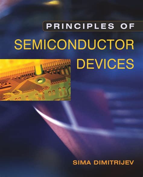 Principles Of Semiconductor Devices Sima Dimitrijev Solutions