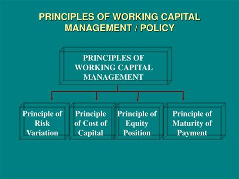 Principles Of Working Capital Management