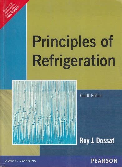 principles refrigeration dossat