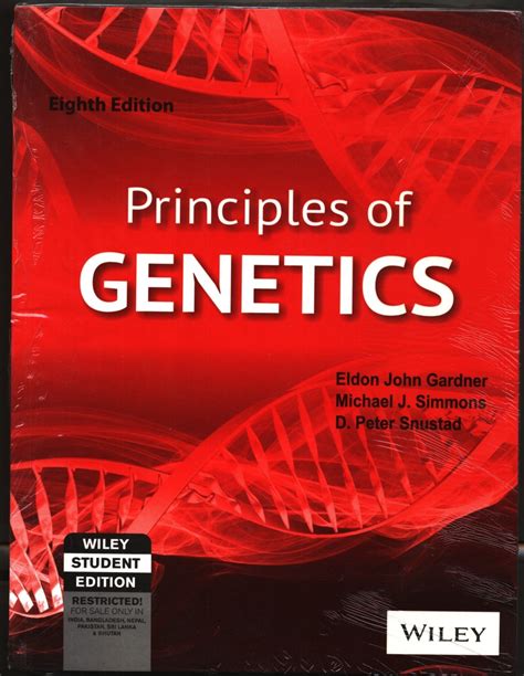 Read Online Principles Genetics Gardner Simmons Snustad 8Th Edition 