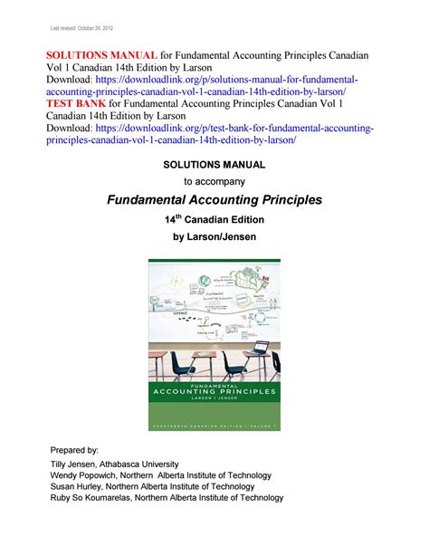 Full Download Principles Of Accounting 3Rd Edition Answer Key 