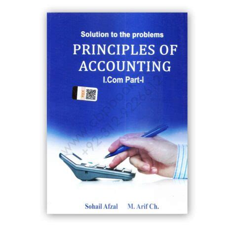 Read Principles Of Accounting I Com Part 1 By Sohail Afzal 