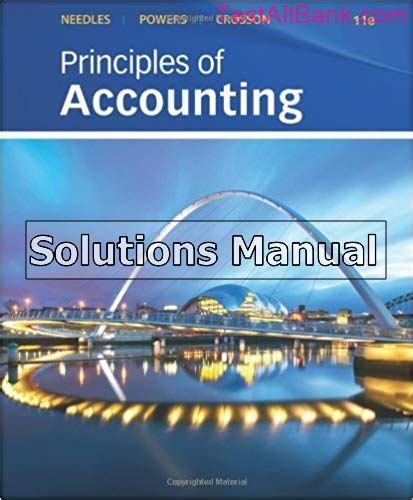 Download Principles Of Accounting Needles 11Th Edition Solutions Manual 