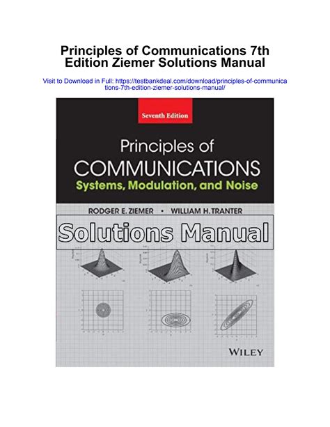 Full Download Principles Of Communications 6Th Edition Ziemer Solutions 