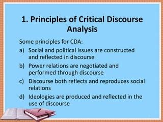 Read Online Principles Of Critical Discourse Analysis 