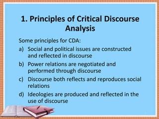 Read Principles Of Critical Discourse Analysis 