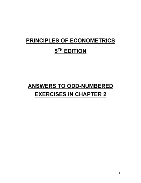 Read Online Principles Of Econometrics Th Edition Questions 