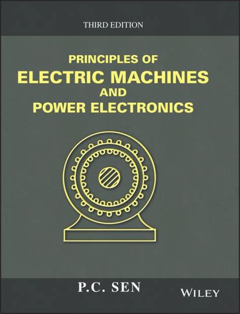 Read Principles Of Electric Machines Power Electronics Solution 