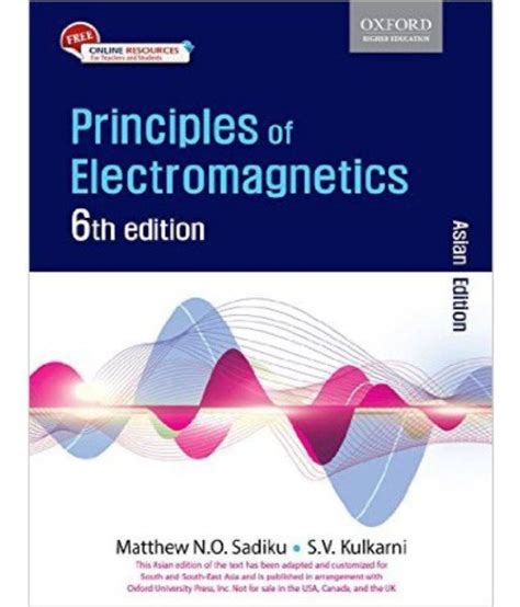 Read Principles Of Electromagnetics Oup 