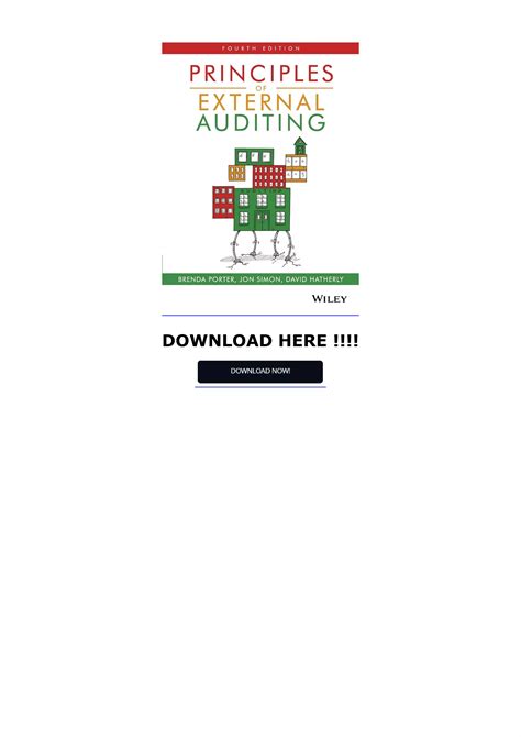 Download Principles Of External Auditing 3Rd Edition 