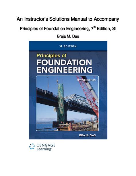 Read Online Principles Of Foundation Engineering 7Th Edition Solution 