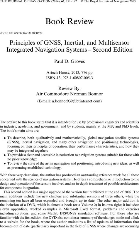 Full Download Principles Of Gnss Inertial And Multisensor Integrated Navigation Systems Second Edition 