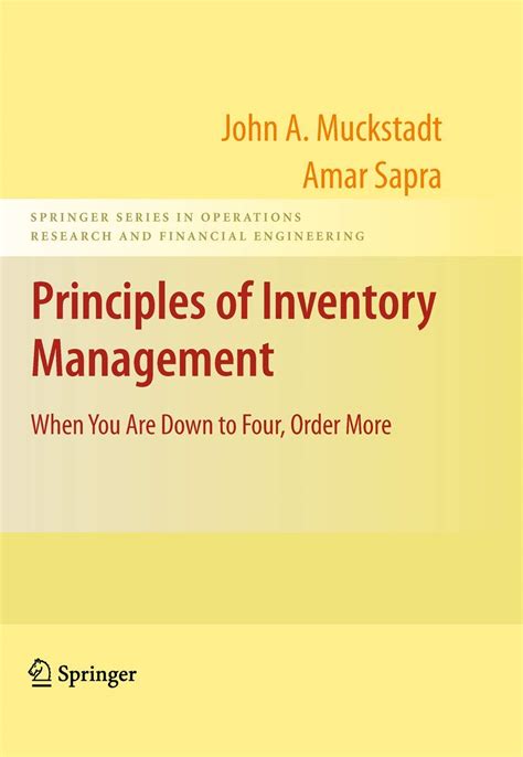 Read Principles Of Inventory Management Springer 