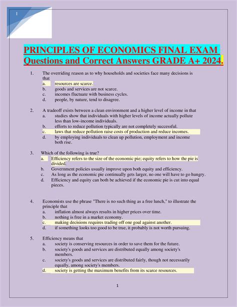 Download Principles Of Macroeconomics Final Exam With Answers 