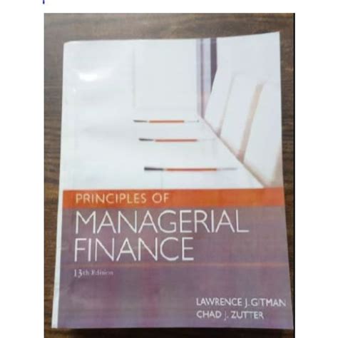 Download Principles Of Managerial Finance Gitman 13Th Edition 