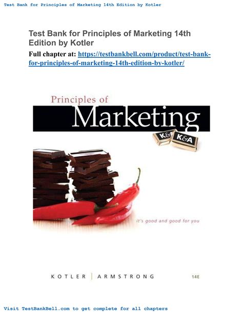 Full Download Principles Of Marketing 14Th Edition Quizzes 