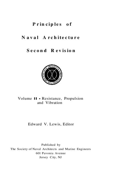 Download Principles Of Naval Architecture Volume 2 
