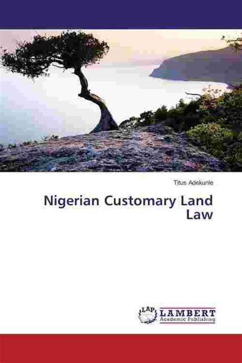 Read Principles Of Nigerian Customary Land Law J Finine 