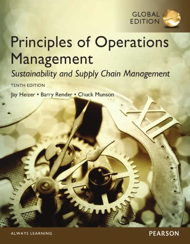 Read Online Principles Of Operations Management Heizer Chapter 1 Solutions 