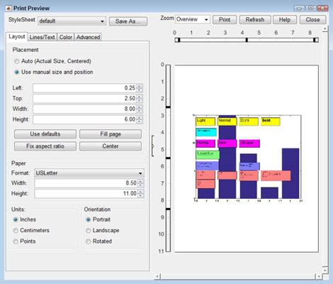 print, printopt (MATLAB Functions) - Northwestern University