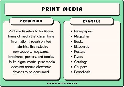 Print Media Definition